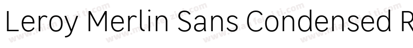 Leroy Merlin Sans Condensed Regular字体转换